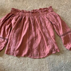 American Eagle Off-the-shoulder Blouse